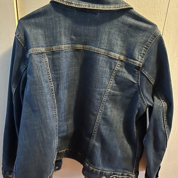 Levi's Denim Trucker Jacket--1X - Picture 2 of 3